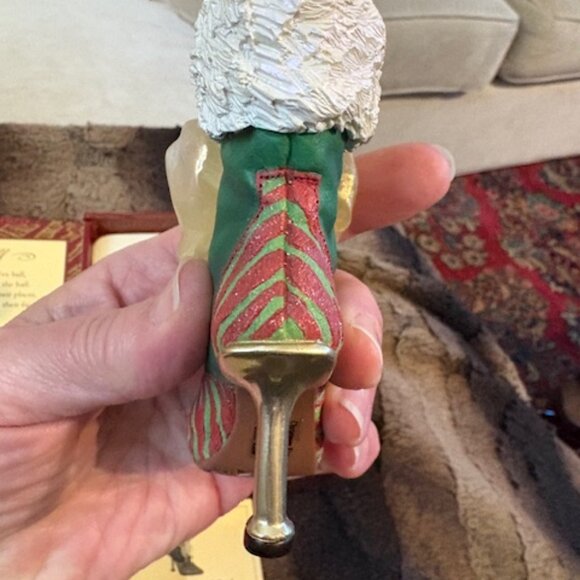 NIB Just the Right Shoe Christmas Eve Ball Boot 1st Annual #25220 Raine 2001 COA - Picture 6 of 11